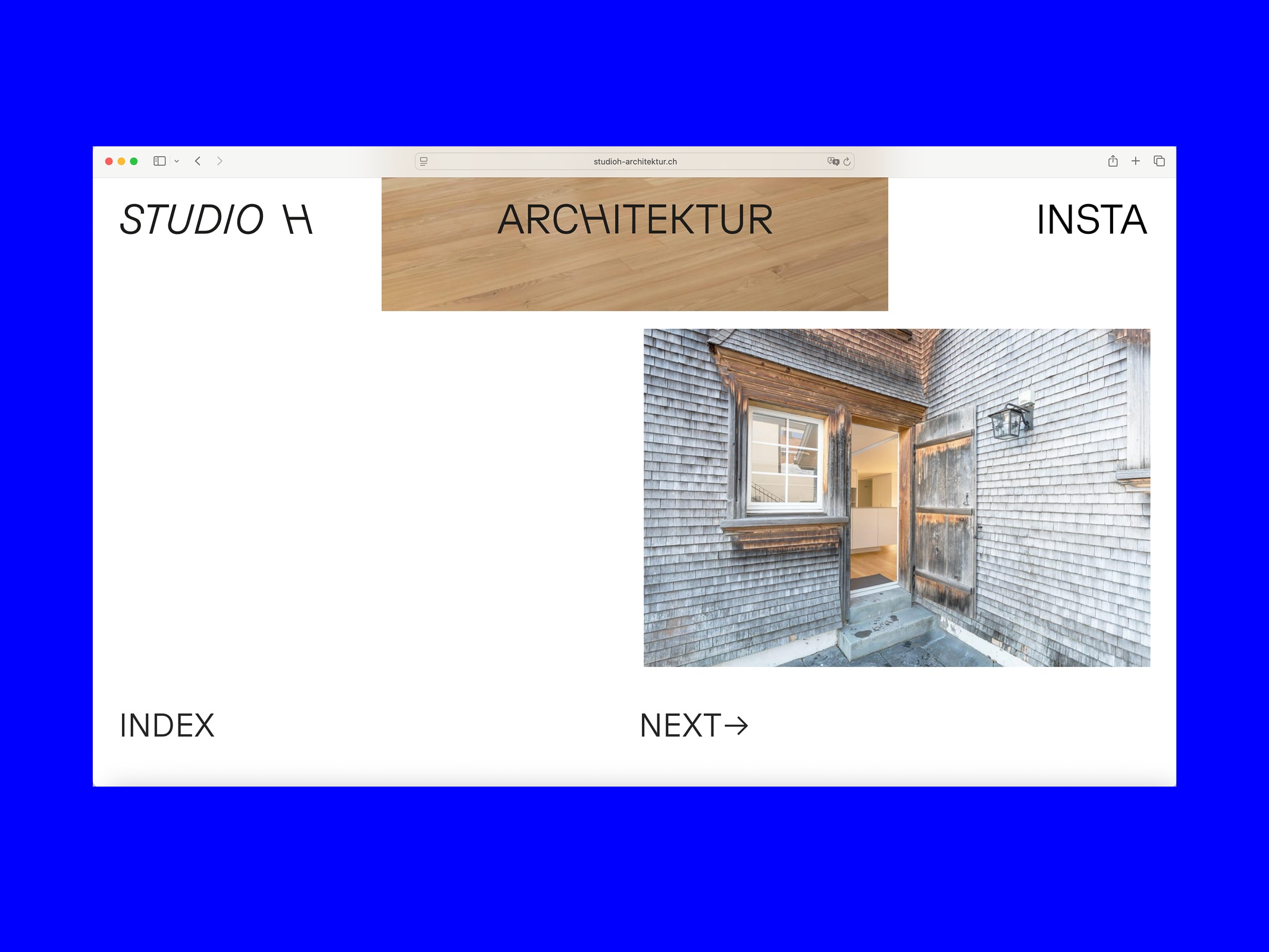 Studio H Webseite