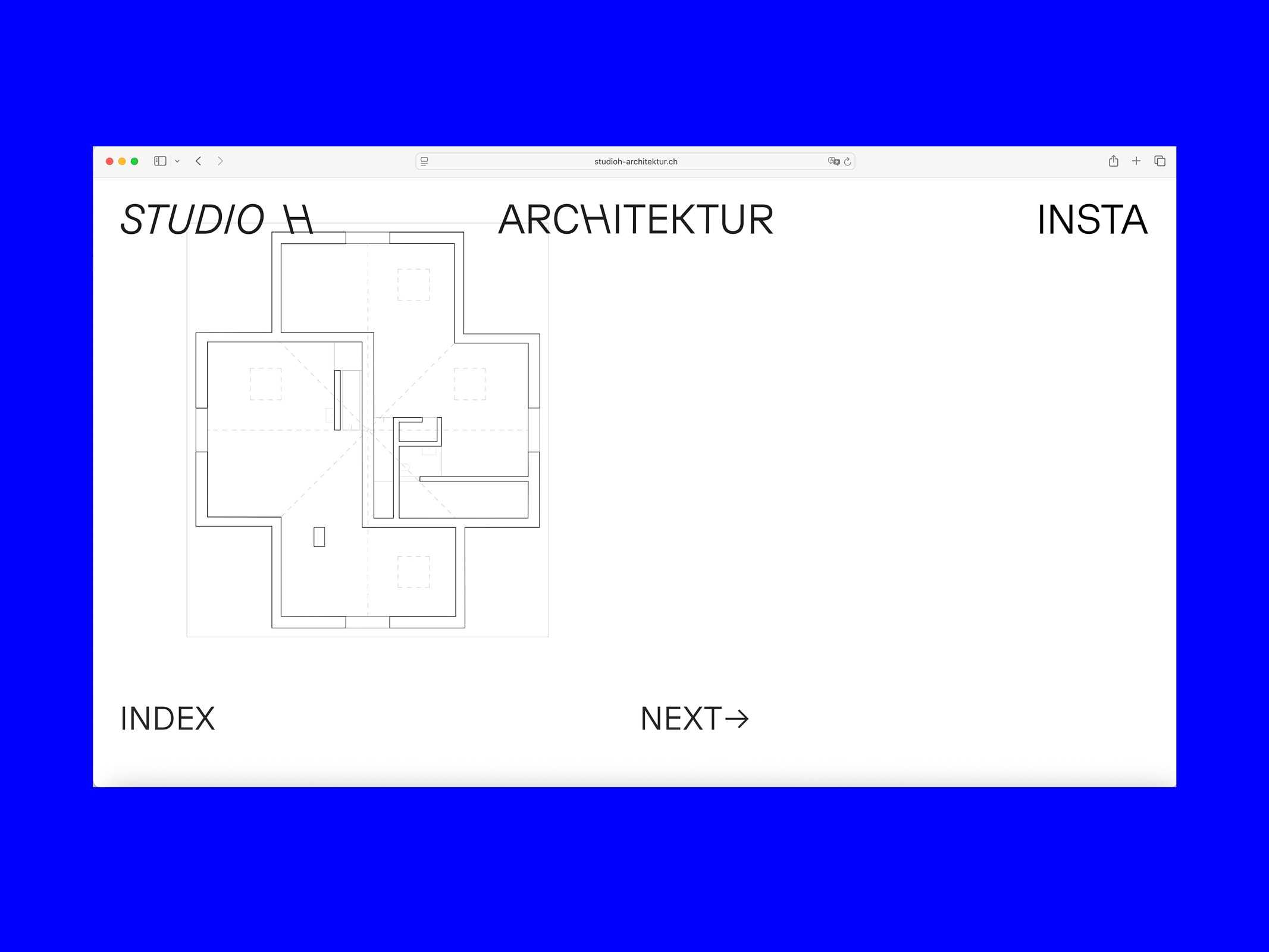 Studio H Webseite